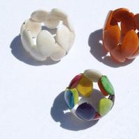 Color pulseras de tagua