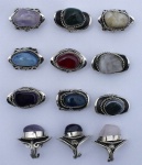 Agate rings