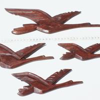 Les oiseaux, sculpture sur bois