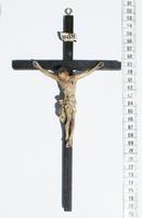 Cristo en cruz de madera