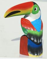 Wooden carved tucan