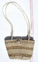 Small toquilla straw purse