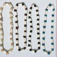 Seed and bone necklaces