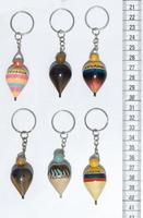 Spinning tops keychains