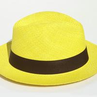 قبعة القش الأصفر
