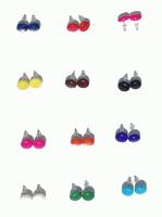 Tiny tagua earrings