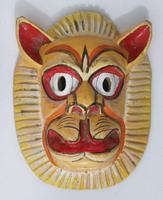 Lion wood mask