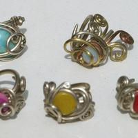 Rings with stones